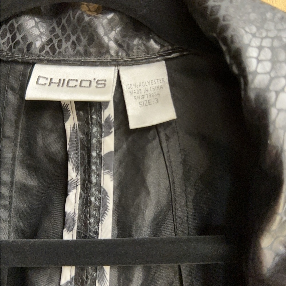 Chico’s Python Rain Jacket - image 2